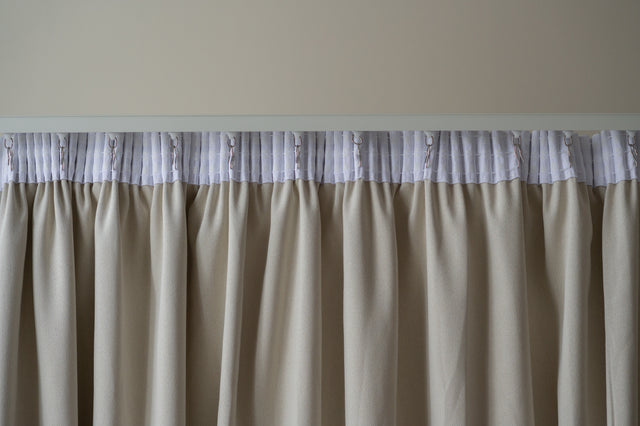 Beige Dim-out Curtain (1 pair)