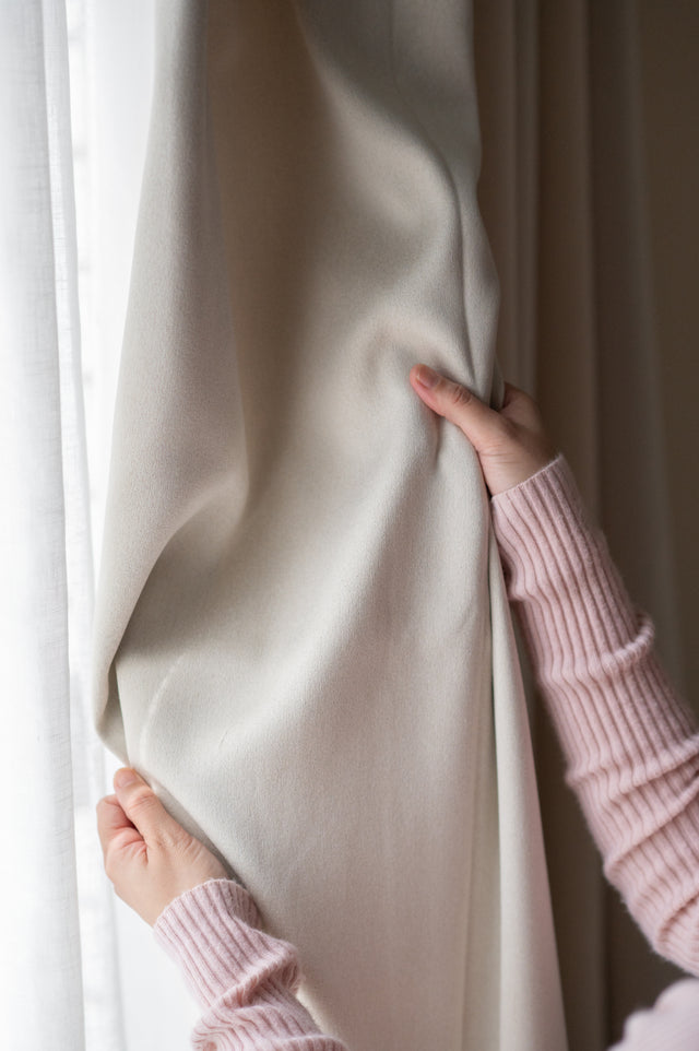 Beige Dim-out Curtain (1 pair)