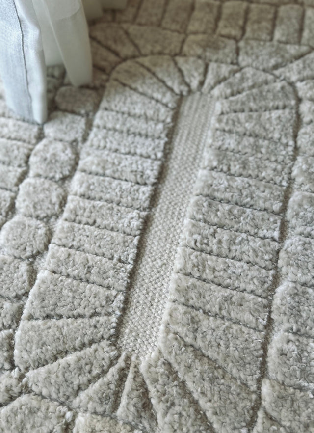 customizable handknotted premium mohair rug