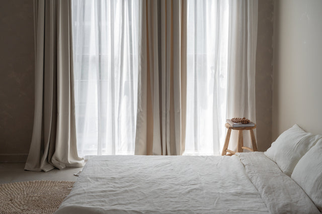 Beige Dim-out Curtain (1 pair)
