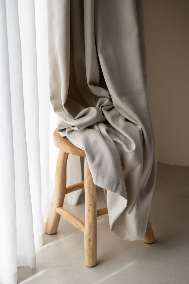 Beige Dim-out Curtain (1 pair)
